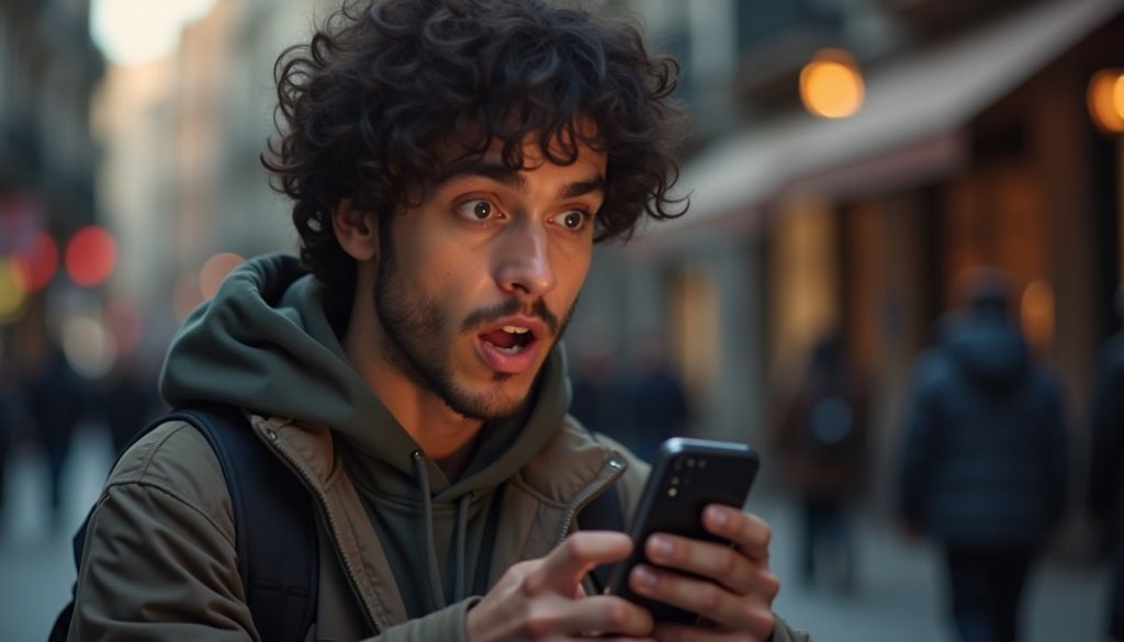 interfaz móvil Android mostrando ajustes avanzados privacidad ubicación con iconos seguridad y mapa borroso fondo