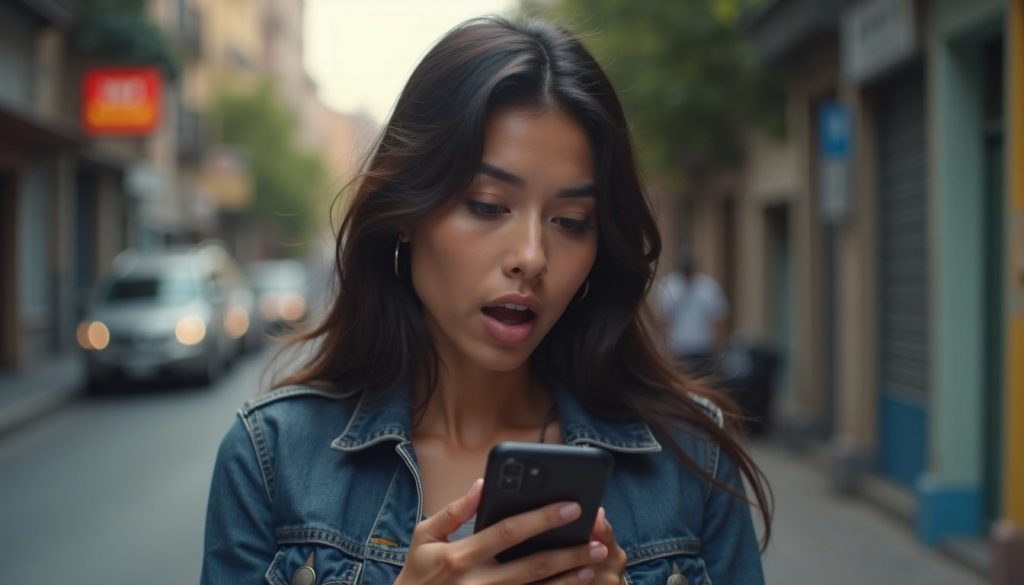 Interfaz futurista Android Automotive OS en pantalla táctil vehículo conectado