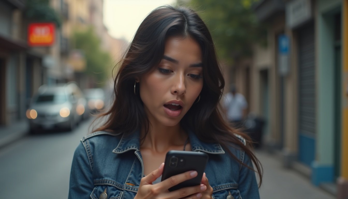 Interfaz futurista Android Automotive OS en pantalla táctil vehículo conectado