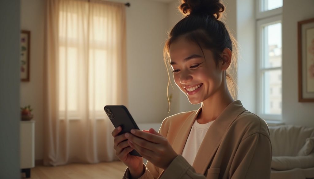 logotipo-Apple-sobre-fondo-bandera-EE.UU-con-fábrica-moderna-al-fondo