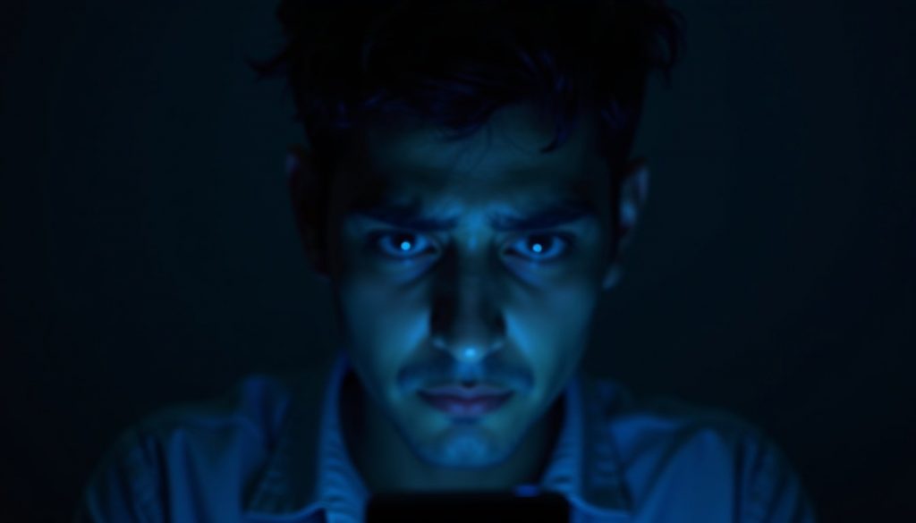 teléfono móvil con candado digital flotante y escudo verde sobre fondo oscuro con iconos de virus bloqueados