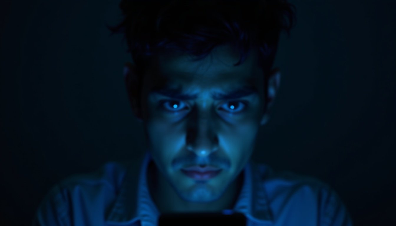 teléfono móvil con candado digital flotante y escudo verde sobre fondo oscuro con iconos de virus bloqueados