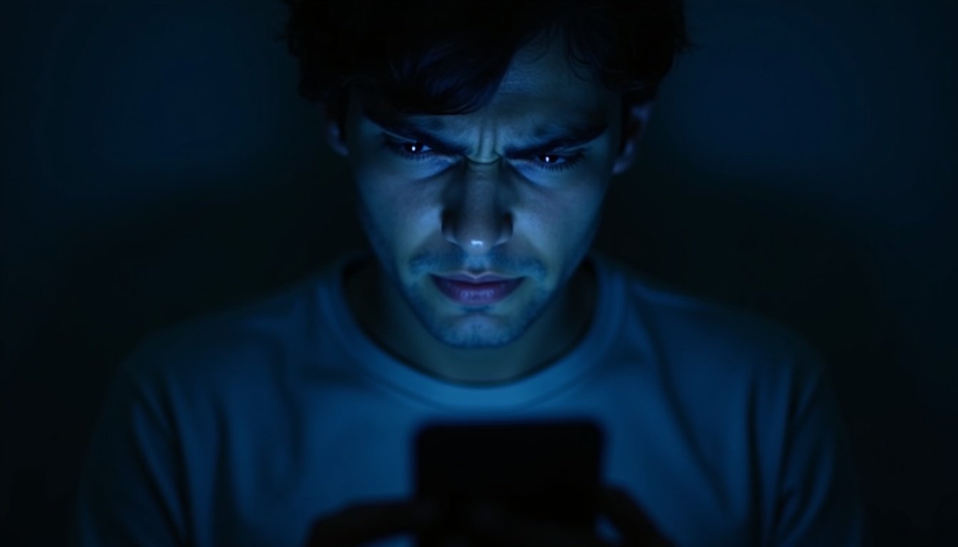 teléfono móvil con candado digital en pantalla y escudo verde de seguridad sobre fondo oscuro con iconos de malware bloqueados