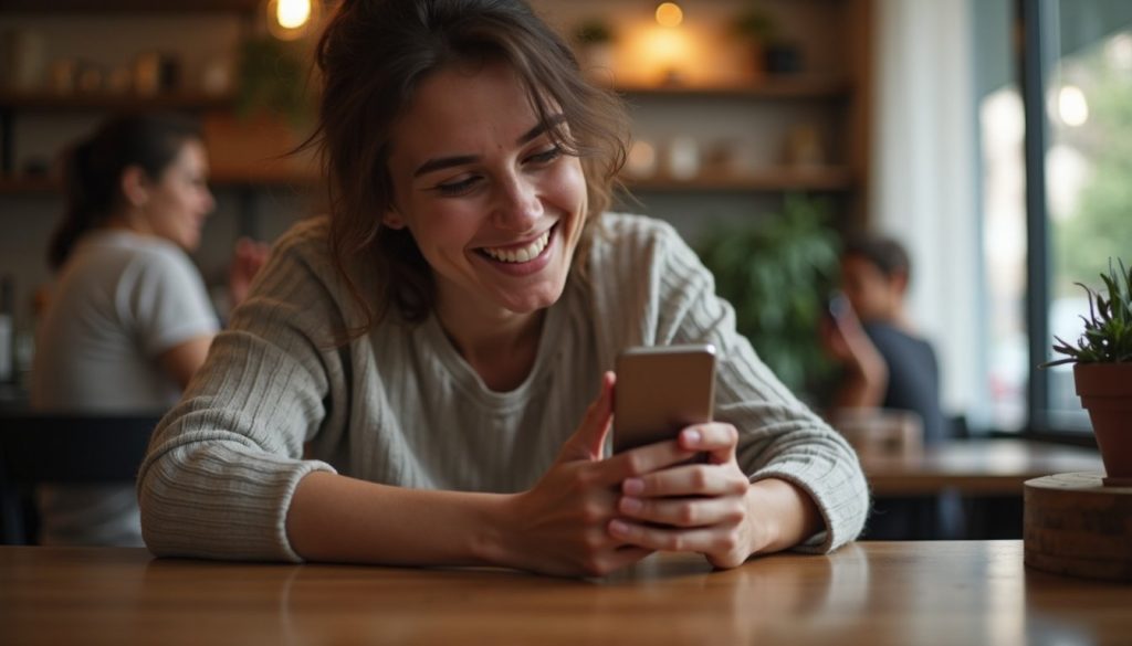 pantalla móvil mostrando apps rendimiento con gráficos velocidad y batería al 100 por ciento