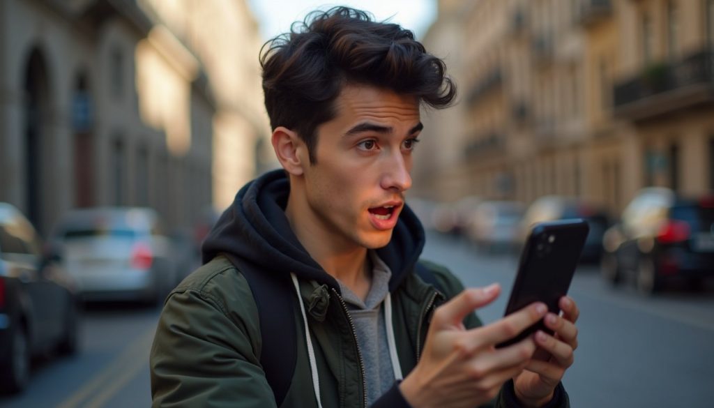 Interfaz de app Android adaptada a pantalla de escritorio con diseño fluido y elementos escalables