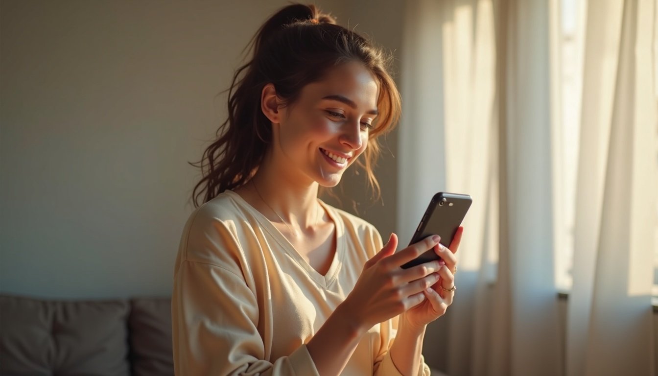 iPhone mostrando pantalla con interfaz iOS moderna y notificaciones de nuevas funciones activadas