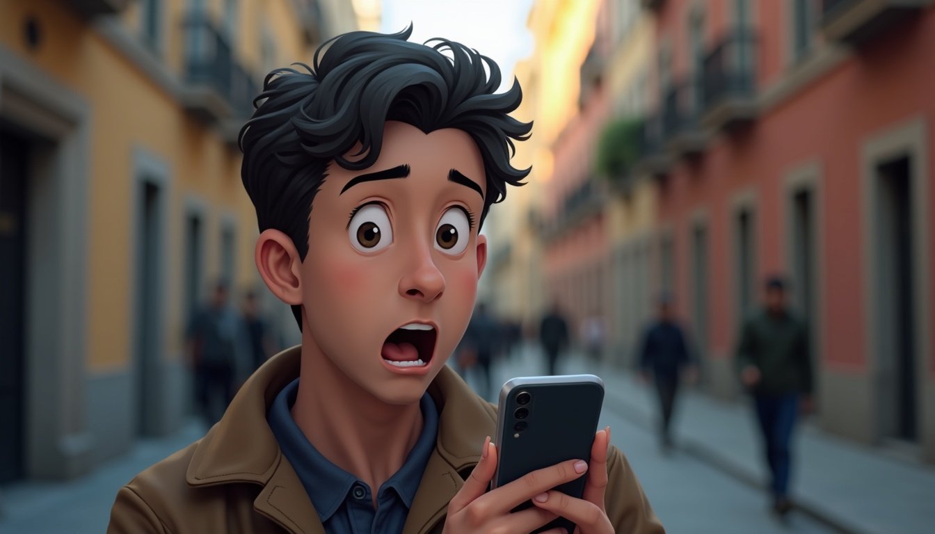 pantalla móvil mostrando Play Store con sello verificación desarrollador y logo Android seguro