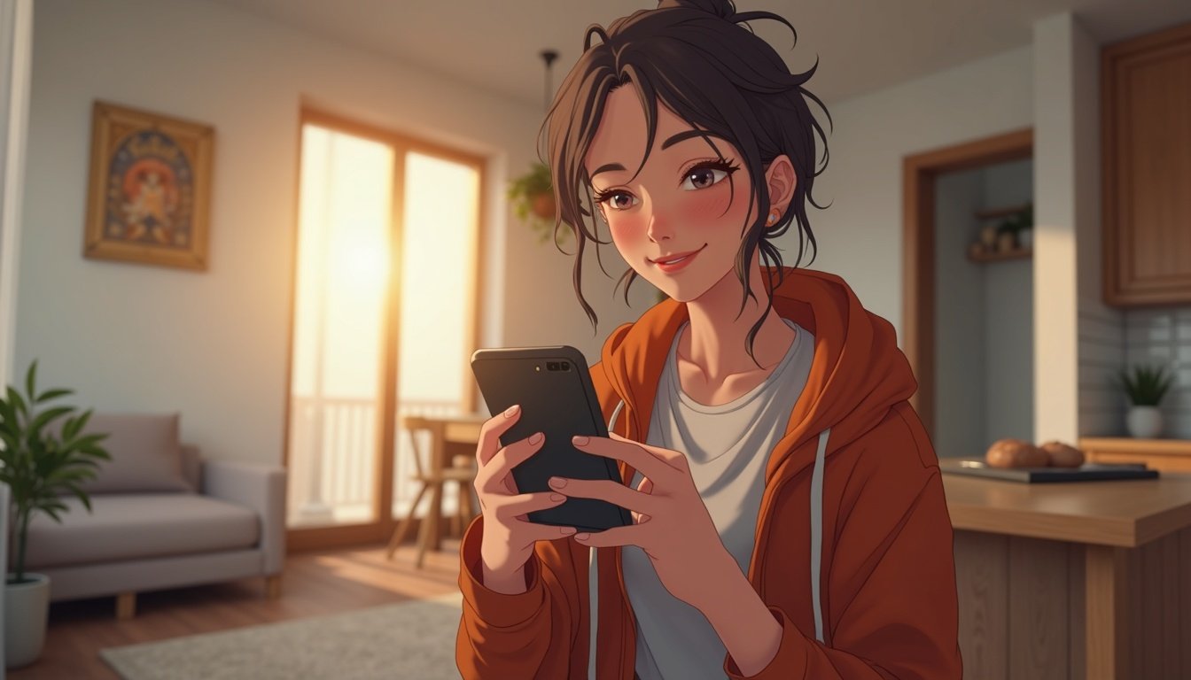 captura Infinity Nikki mostrando personaje luminoso mundo abierto iPhone estilo anime moda