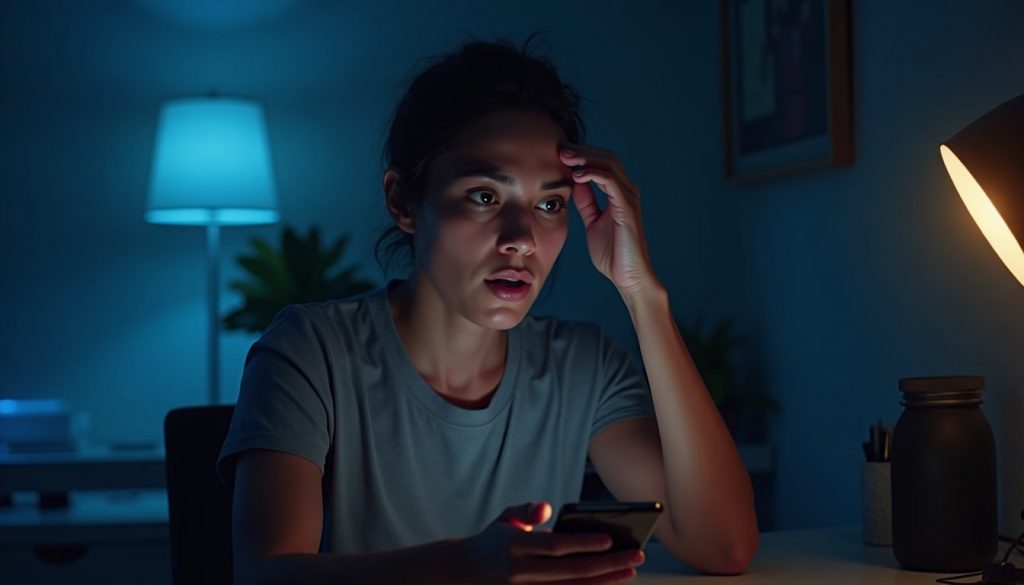 smartphone moderno mostrando interfaz inteligencia artificial con hologramas y apps abiertas en pantalla AMOLED